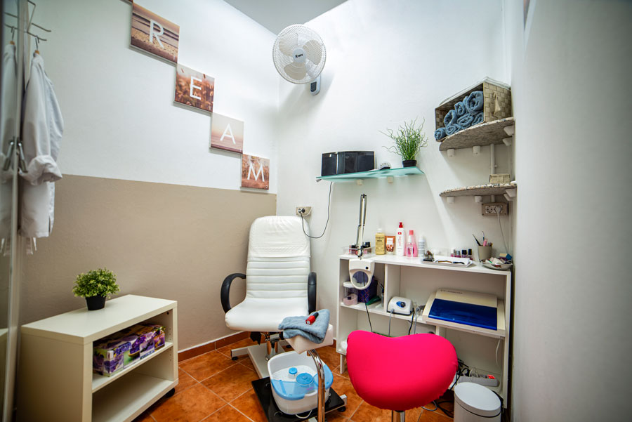 Pedicure Room at Salon Maritim on Gran Canaria